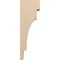 Ekena Millwork 6"W x 12"D x 36"H Thin Mediterranean Rough Cedar Woodgrain TimberThane Corbel, Primed Tan CORUR06X12X36MEDRCPR - alternate 4